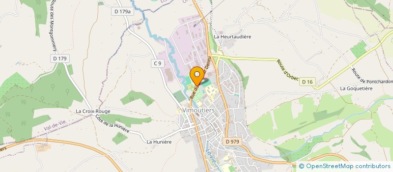 localisation de l'entreprise VIMOUTIERS FOOTBALL CLUB à VIMOUTIERS
