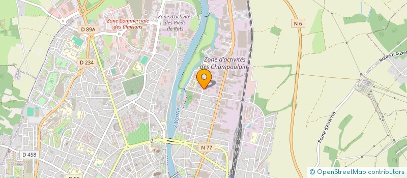 localisation de l'entreprise VIMPIERRE à AUXERRE