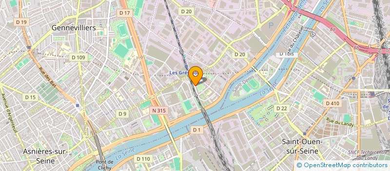 localisation de l'entreprise VIMR SERVICES  ASNIERES-SUR-SEINE