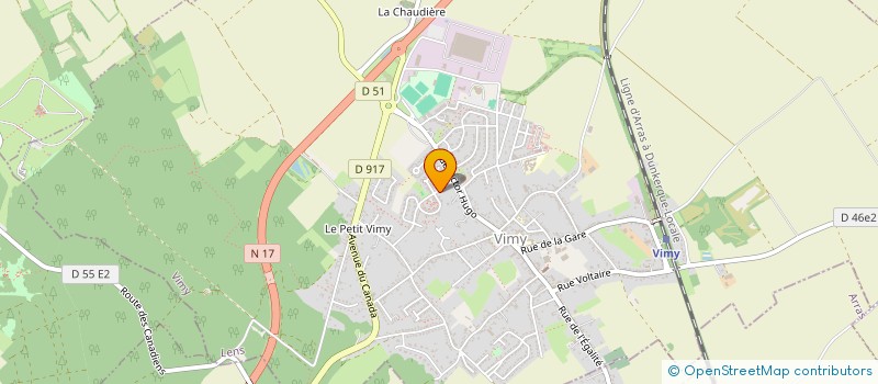 localisation de l'entreprise VIMY ASSOCIATION 2020  VIMY