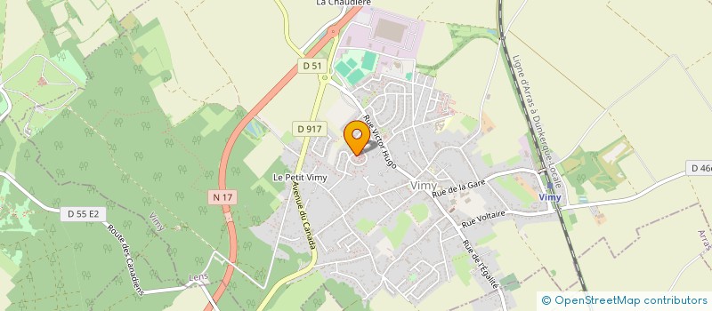 localisation de l'entreprise VIMYVIE  VIMY