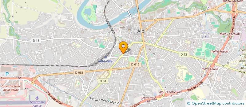 localisation de l'entreprise VIN/20 ET CIE à ALBI