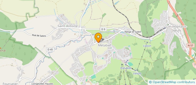 localisation de l'entreprise VIN ART & PLAISIR  METABIEF