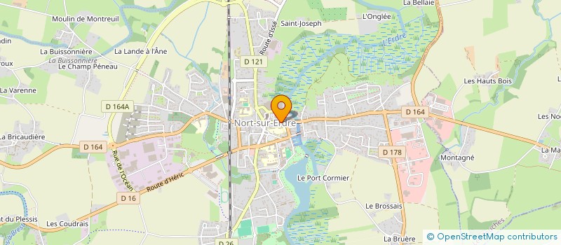 localisation de l'entreprise VIN BLAN à NORT-SUR-ERDRE