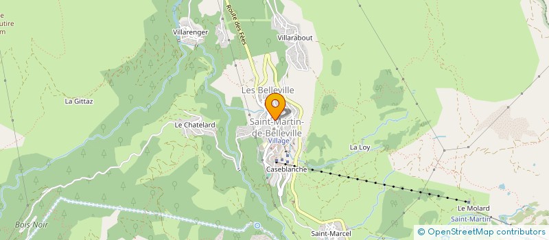 localisation de l'entreprise VIN & CHOCOLAT  LES BELLEVILLE