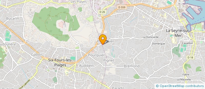 localisation de l'entreprise VIN COEUR à SIX-FOURS-LES-PLAGES