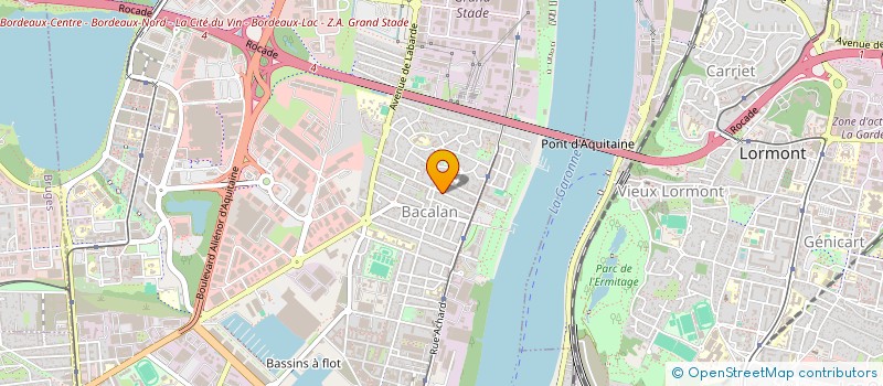 localisation de l'entreprise VIN DE BORDEAUX PENG ET SHAN à BORDEAUX