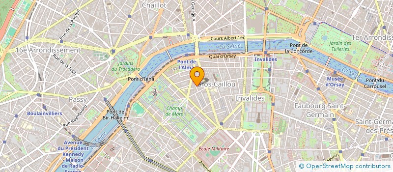 localisation de l'entreprise VIN DE CALIFORNIE à PARIS