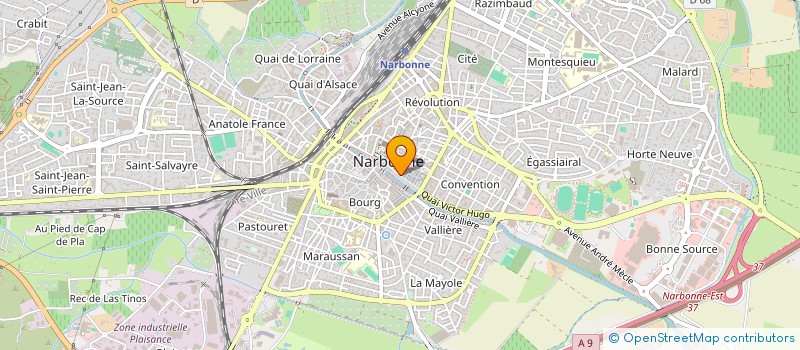 localisation de l'entreprise VIN DEGRES SUD à NARBONNE
