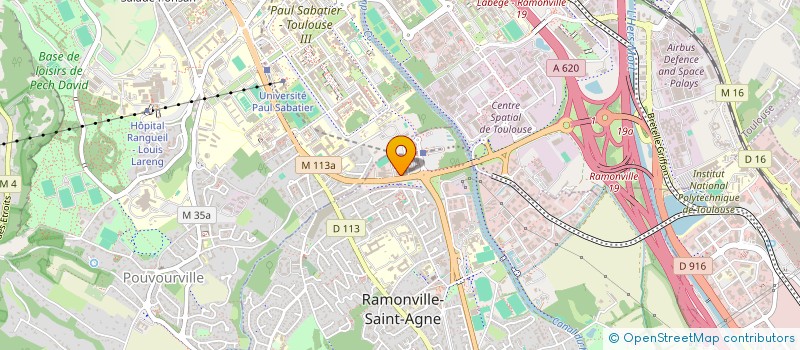 localisation de l'entreprise VIN ET NOURRITURE UNION  RAMONVILLE-SAINT-AGNE