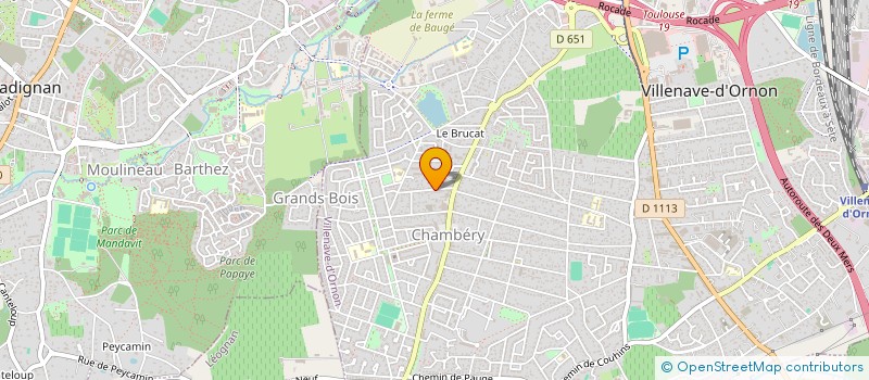 localisation de l'entreprise VIN ET TERRE  GRADIGNAN