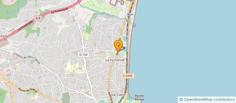 localisation de l'entreprise VIN NET DIFFUSION à ANTIBES