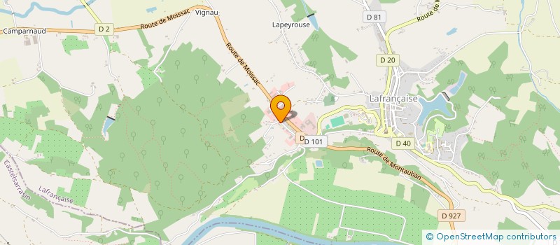localisation de l'entreprise VIN O VERRE  LAFRANCAISE