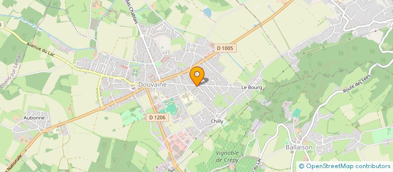 localisation de l'entreprise VIN PARFAIT  DOUVAINE