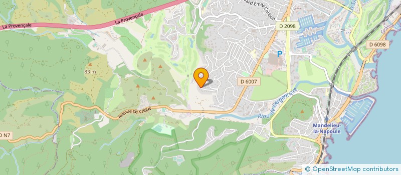 localisation de l'entreprise VIN PRESTIGE  MANDELIEU-LA-NAPOULE