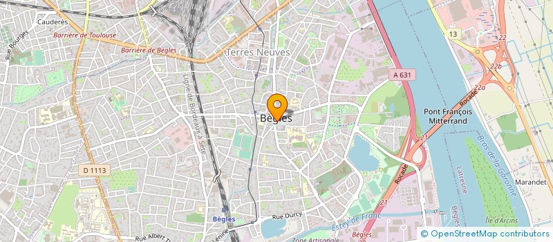localisation de l'entreprise VIN SENS à BEGLES
