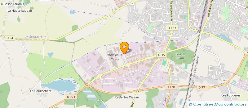 localisation de l'entreprise VIN'SERVICE - SVSX CLEAN  CHATEAUBRIANT