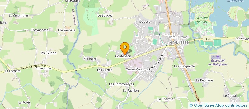 localisation de l'entreprise VIN STACHE à MONTREVEL-EN-BRESSE
