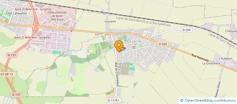 localisation de l'entreprise VIN SUR TABLE  SAINT-ROGATIEN