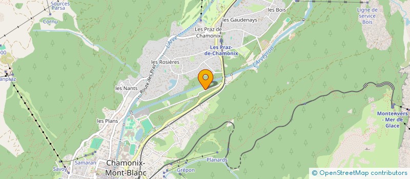 localisation de l'entreprise VIN SUR VIN à CHAMONIX-MONT-BLANC