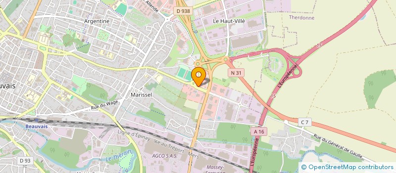 localisation de l'entreprise VIN SUR VIN  BEAUVAIS