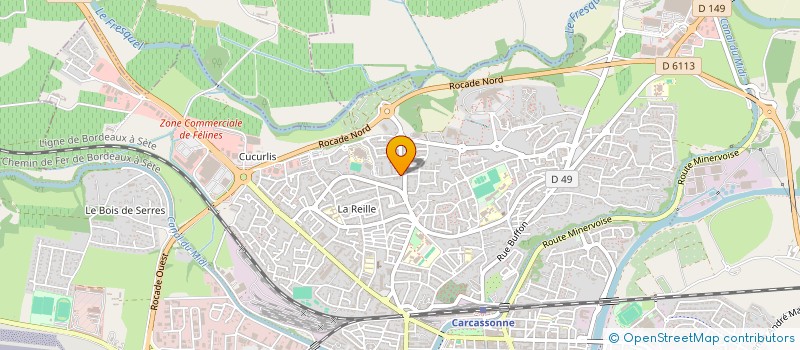 localisation de l'entreprise VIN SUR VIN à CARCASSONNE