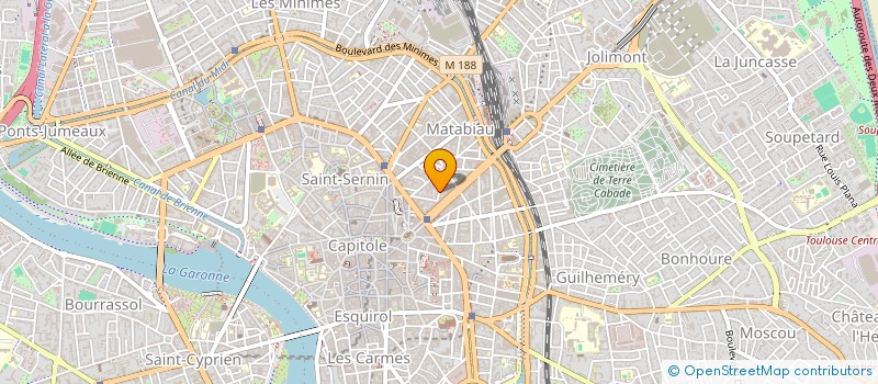 localisation de l'entreprise VIN VIGNE VOYAGES à TOULOUSE