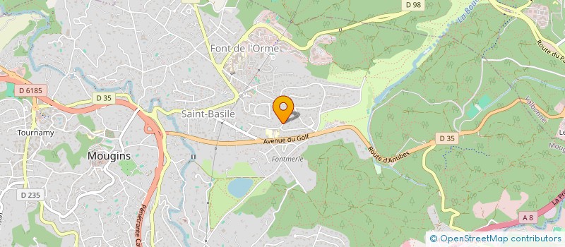 localisation de l'entreprise VIN VINO VERITAS à MOUGINS