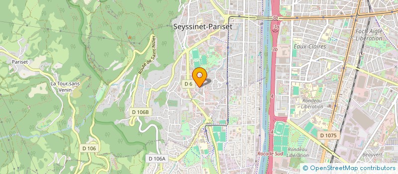localisation de l'entreprise VINA à SEYSSINET-PARISET