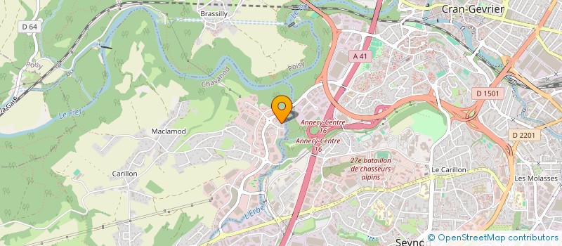 localisation de l'entreprise VINA ANNAPURNA  CHAVANOD