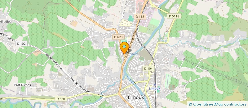 localisation de l'entreprise VINA E TERRA  LIMOUX