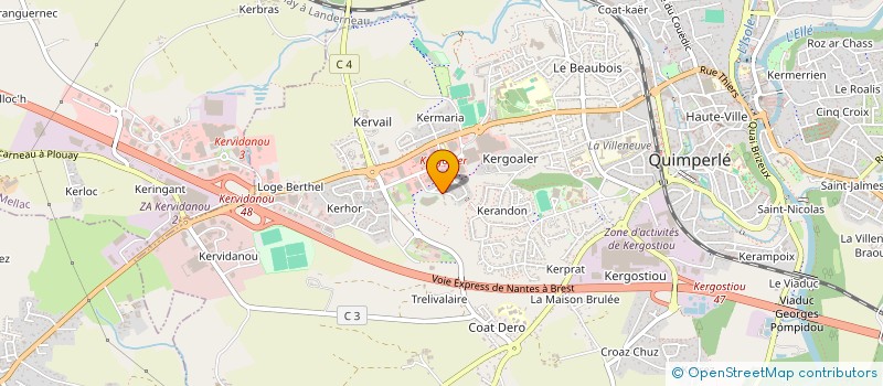 localisation de l'entreprise VINA NEM  QUIMPERLE