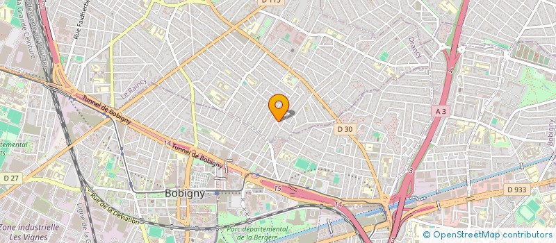 localisation de l'entreprise VINA PRODUCTION  DRANCY