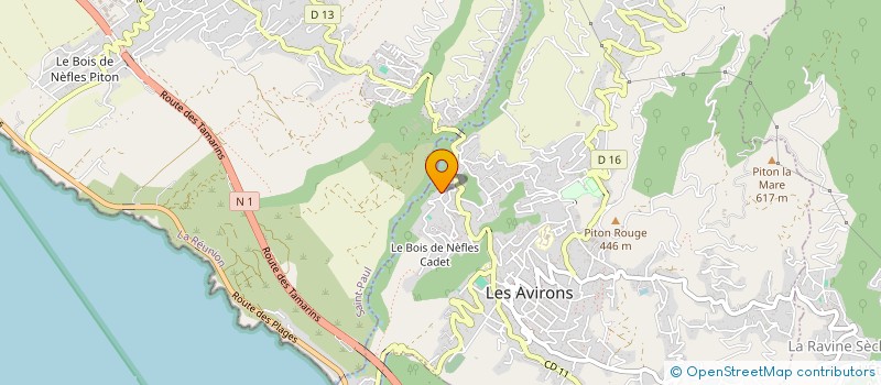 localisation de l'entreprise VINA RUN  LES AVIRONS