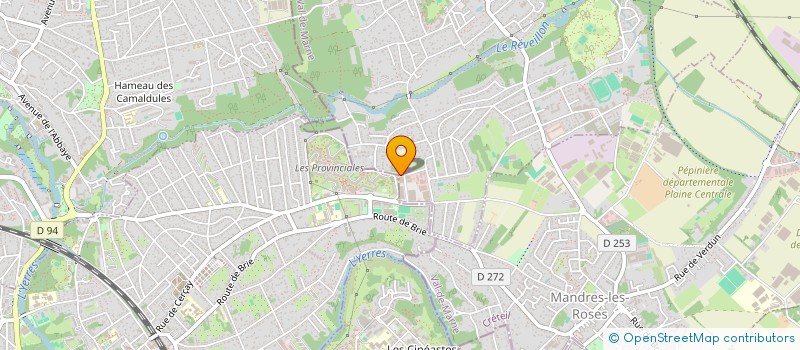 localisation de l'entreprise VINA'S COIFFURE  VILLECRESNES