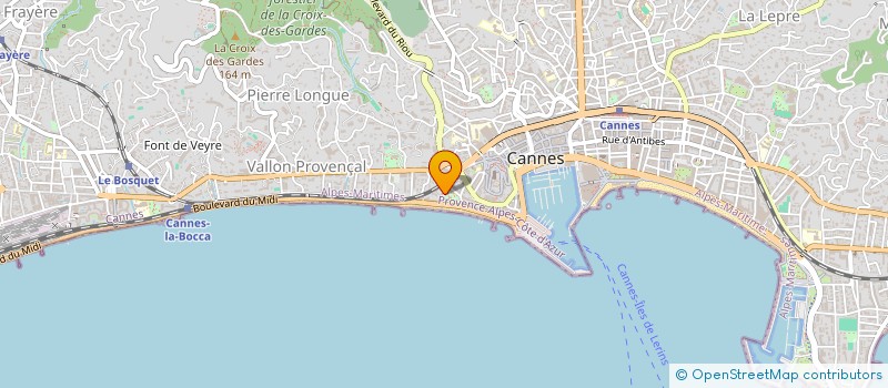 localisation de l'entreprise VINABARTH à CANNES