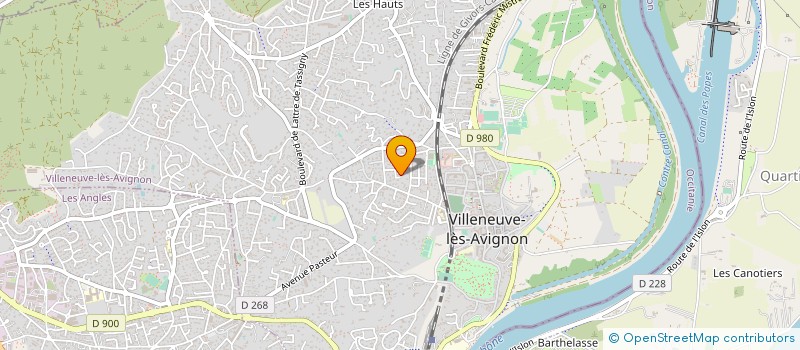 localisation de l'entreprise VINAC à VILLENEUVE-LES-AVIGNON