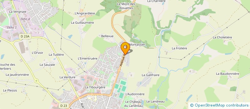 localisation de l'entreprise VINACCUS  LA GAUBRETIERE