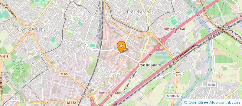 localisation de l'entreprise VINACORE  MONTPELLIER