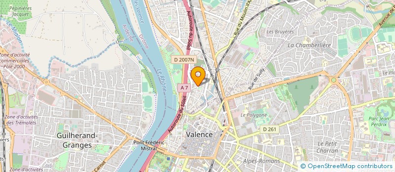localisation de l'entreprise VINAFICIO à BOURG-LES-VALENCE