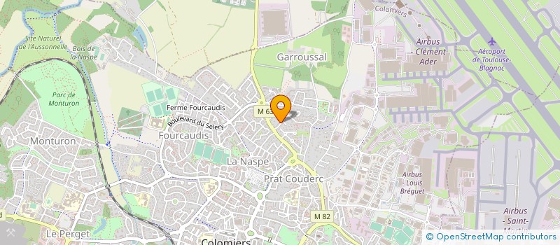 localisation de l'entreprise VINAFIN à COLOMIERS