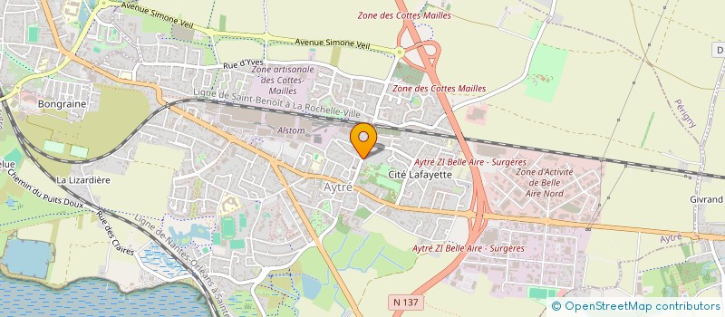 localisation de l'entreprise VINAGORA  AYTRE