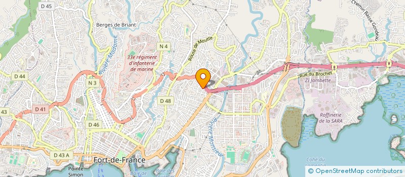 localisation de l'entreprise VINAJEDA  FORT-DE-FRANCE