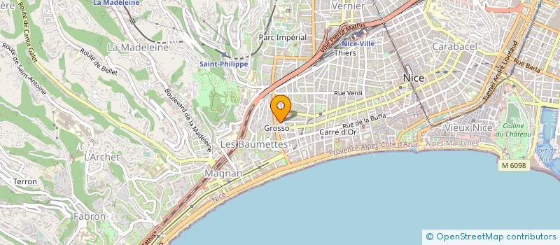 localisation de l'entreprise VINAM  NICE