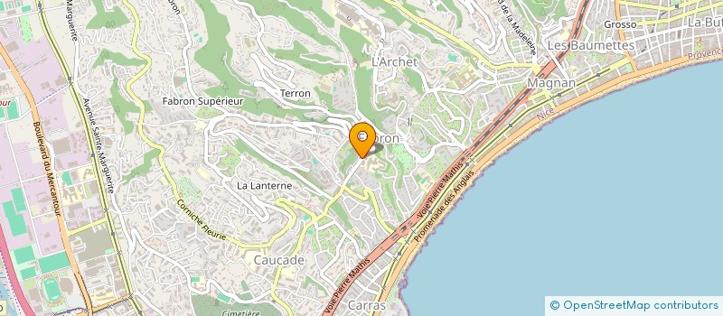 localisation de l'entreprise VINAM à NICE
