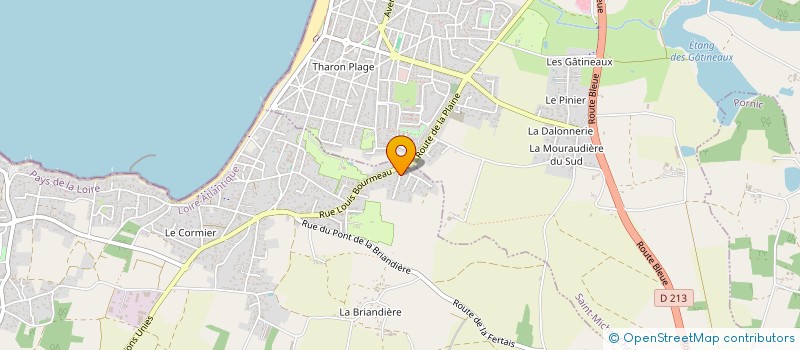 localisation de l'entreprise VINAMAX à LA PLAINE-SUR-MER