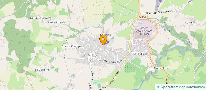 localisation de l'entreprise VINANTHROPE  MESSIMY