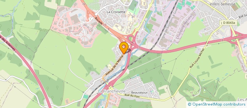 localisation de l'entreprise VINAPE  LA FRANCHEVILLE