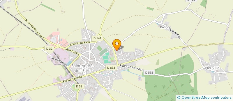 localisation de l'entreprise VINAPU GROUPE  SAINT-ANDRE-DE-L'EURE