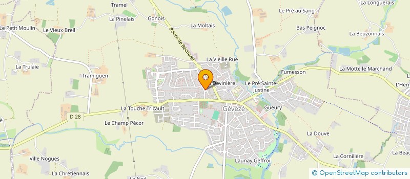 localisation de l'entreprise VINARTIA  LANGAN